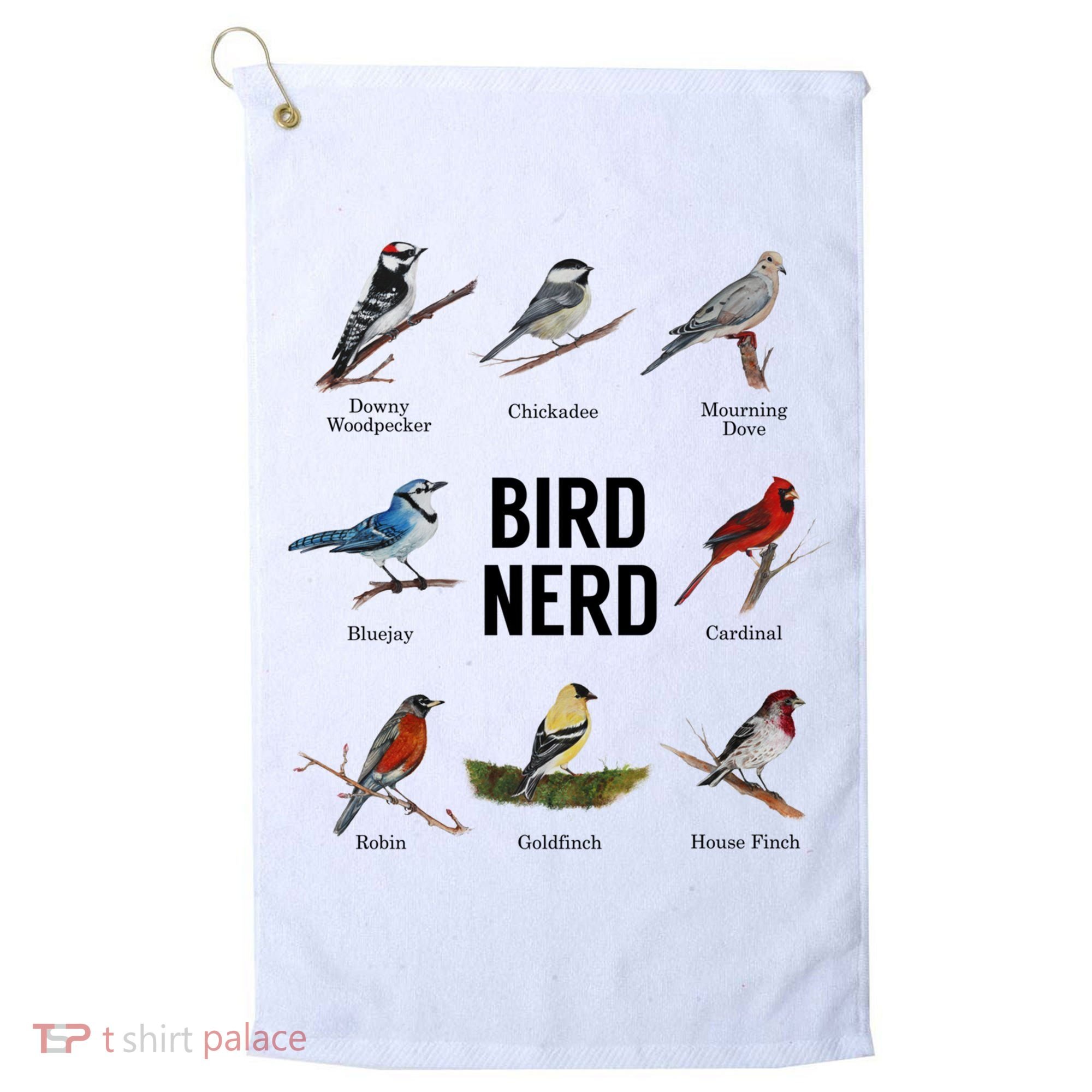 Bird Nerd Bird Lover Or Watcher Gift Golf Towel