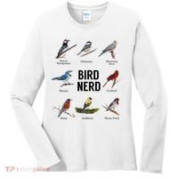 Bird Nerd Bird Lover Or Watcher Gift Women's Long Sleeve Shirt thumb 0