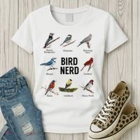 Bird Nerd Bird Lover Or Watcher Gift Women's T-Shirt thumb 3