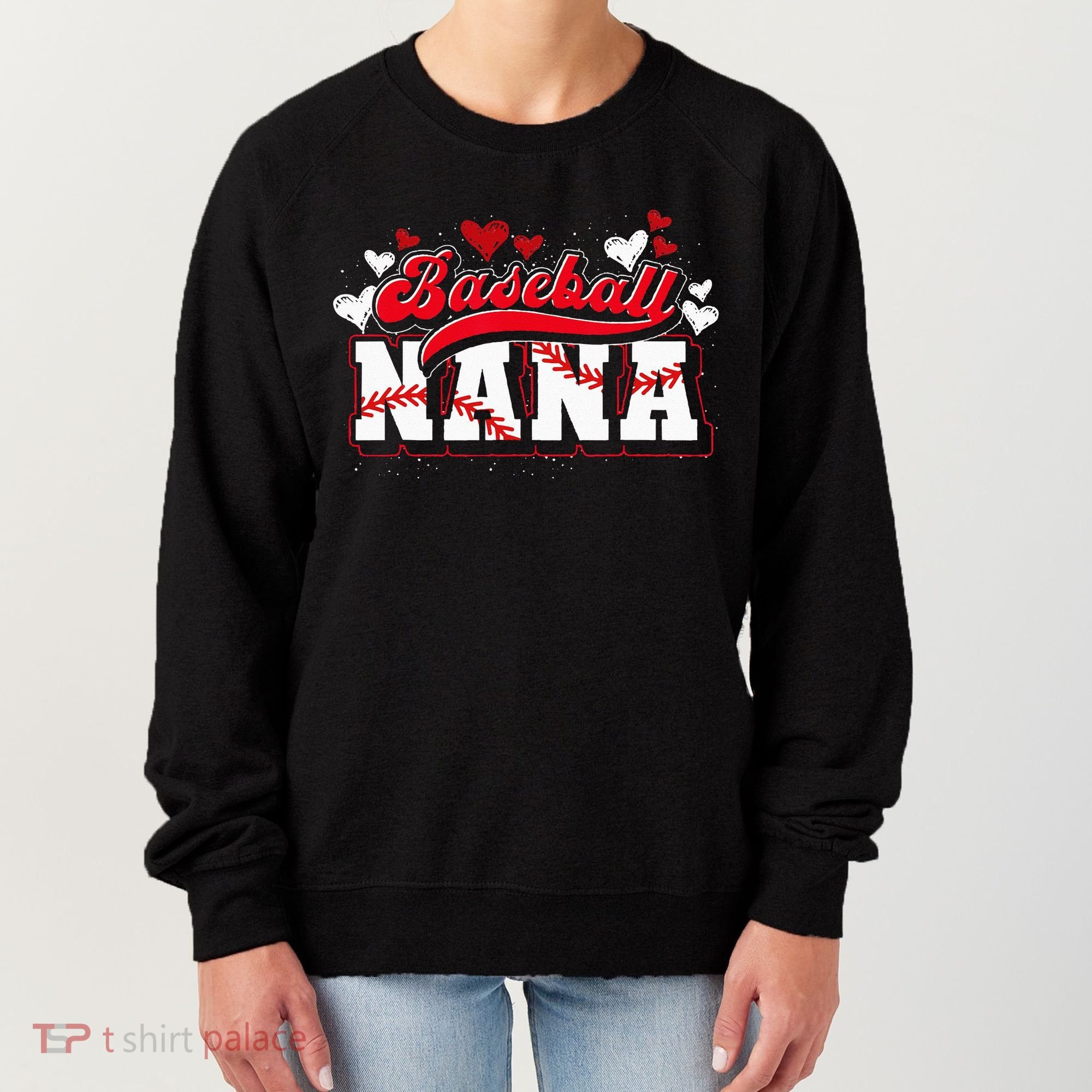 Baseball Nana Baseball Player Grandma Baseball Fan Baseball Women's Sweatshirt