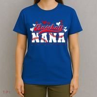 Baseball Nana Baseball Player Grandma Baseball Fan Baseball T-Shirt thumb 4