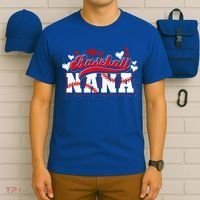 Baseball Nana Baseball Player Grandma Baseball Fan Baseball T-Shirt thumb 6