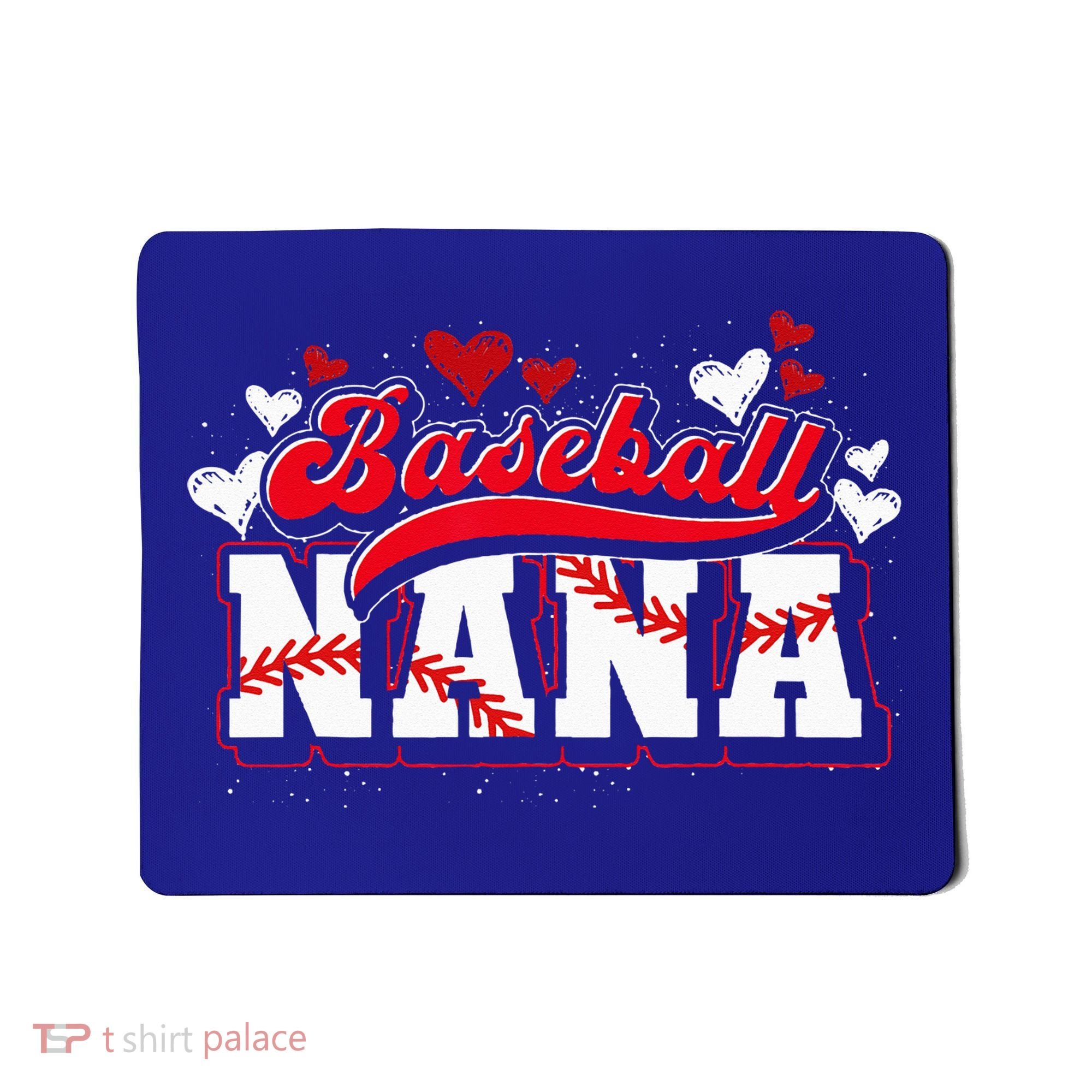 Baseball Nana Baseball Player Grandma Baseball Fan Baseball Mousepad