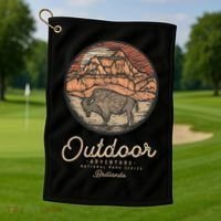 Badlands National Golf Towel thumb 1