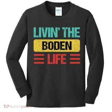 Boden Name Kids Long Sleeve Shirt