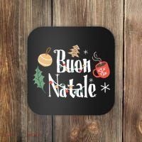Buon Natale Christmas Italy Italians Gift Coaster thumb 0