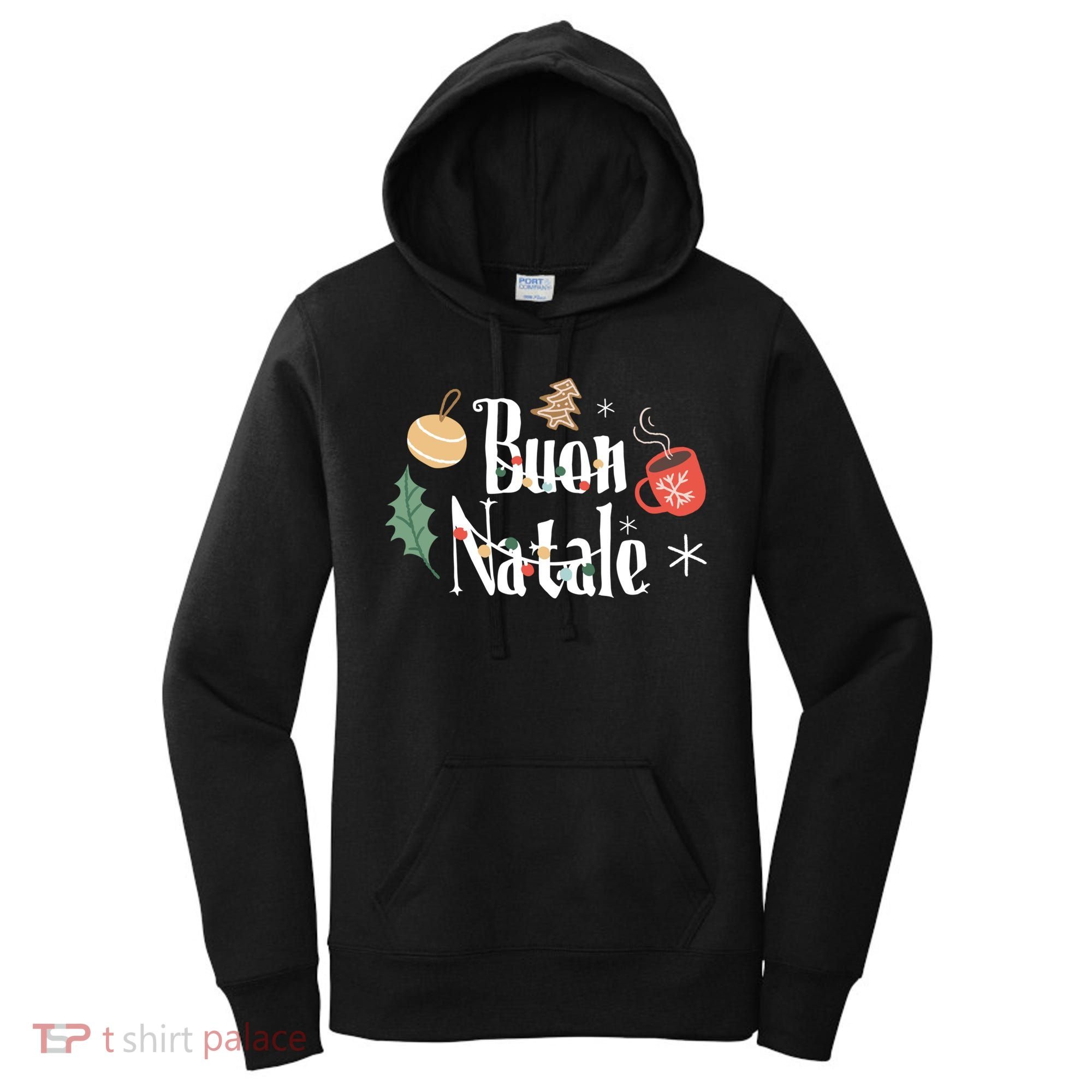 Buon Natale Christmas Italy Italians Gift Women's Hoodie