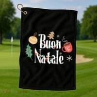 Buon Natale Christmas Italy Italians Gift Golf Towel thumb 1