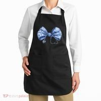 Blue Nurse Coquette Bow Stethoscope Nursing Medical Doctor Apron thumb 2