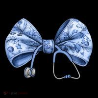 Blue Nurse Coquette Bow Stethoscope Nursing Medical Doctor Coffee Mug thumb 5