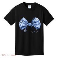 Blue Nurse Coquette Bow Stethoscope Nursing Medical Doctor Kids T-Shirt thumb 0