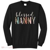 Blessed Nanny Cute Leopard Print Sweatshirt thumb 0
