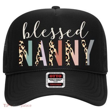 Blessed Nanny Cute Leopard Print Hat