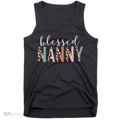 Blessed Nanny Cute Leopard Print Tank Top