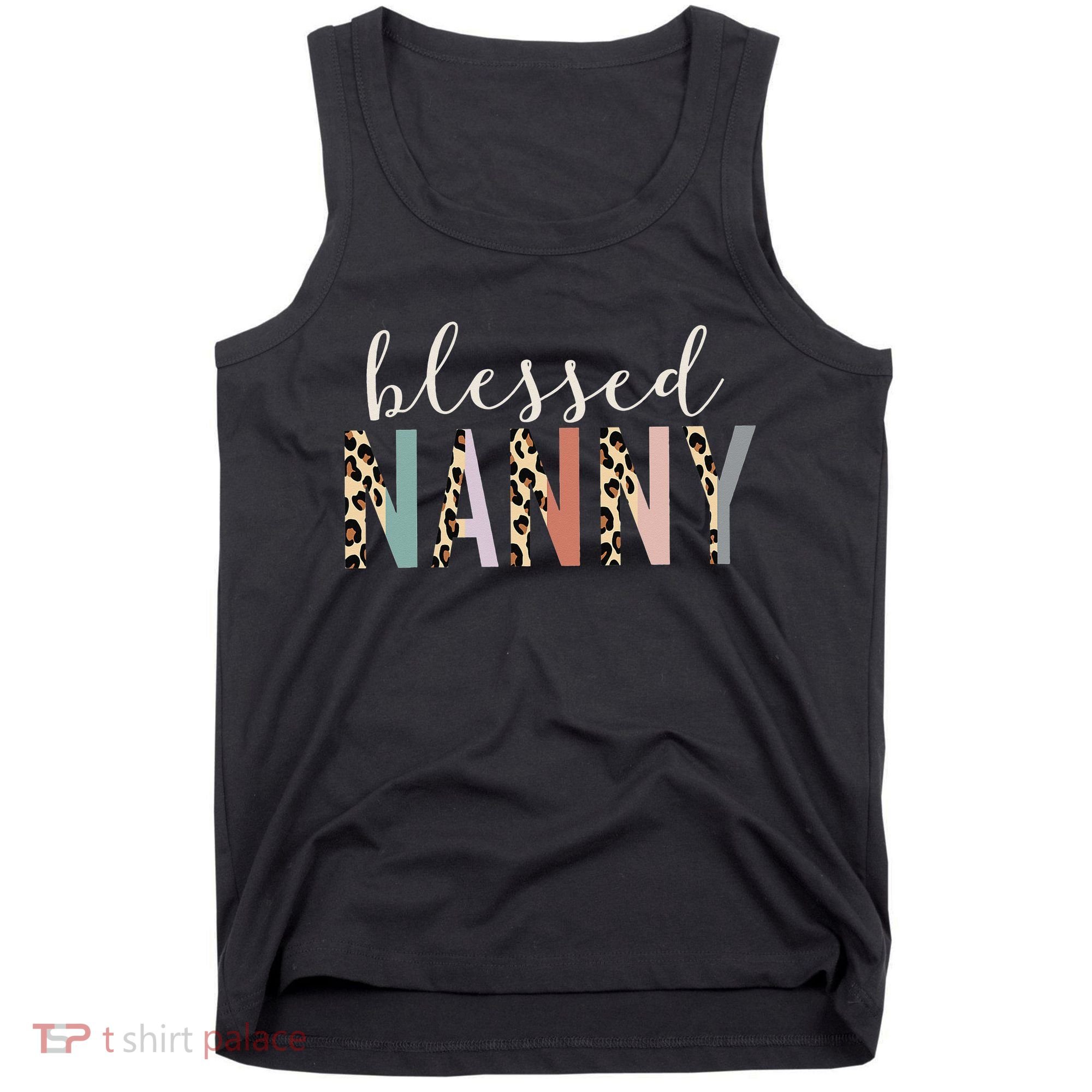 Blessed Nanny Cute Leopard Print Tank Top