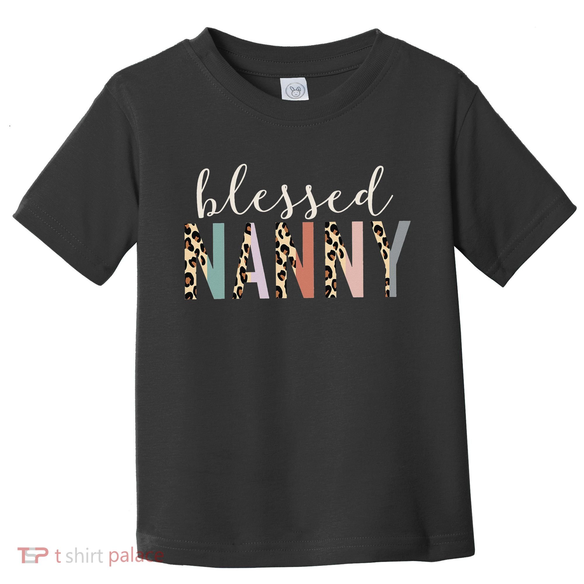 Blessed Nanny Cute Leopard Print Toddler T-Shirt