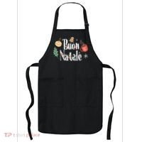 Buon Natale Christmas Italy Italians Long Sleeve Apron thumb 0