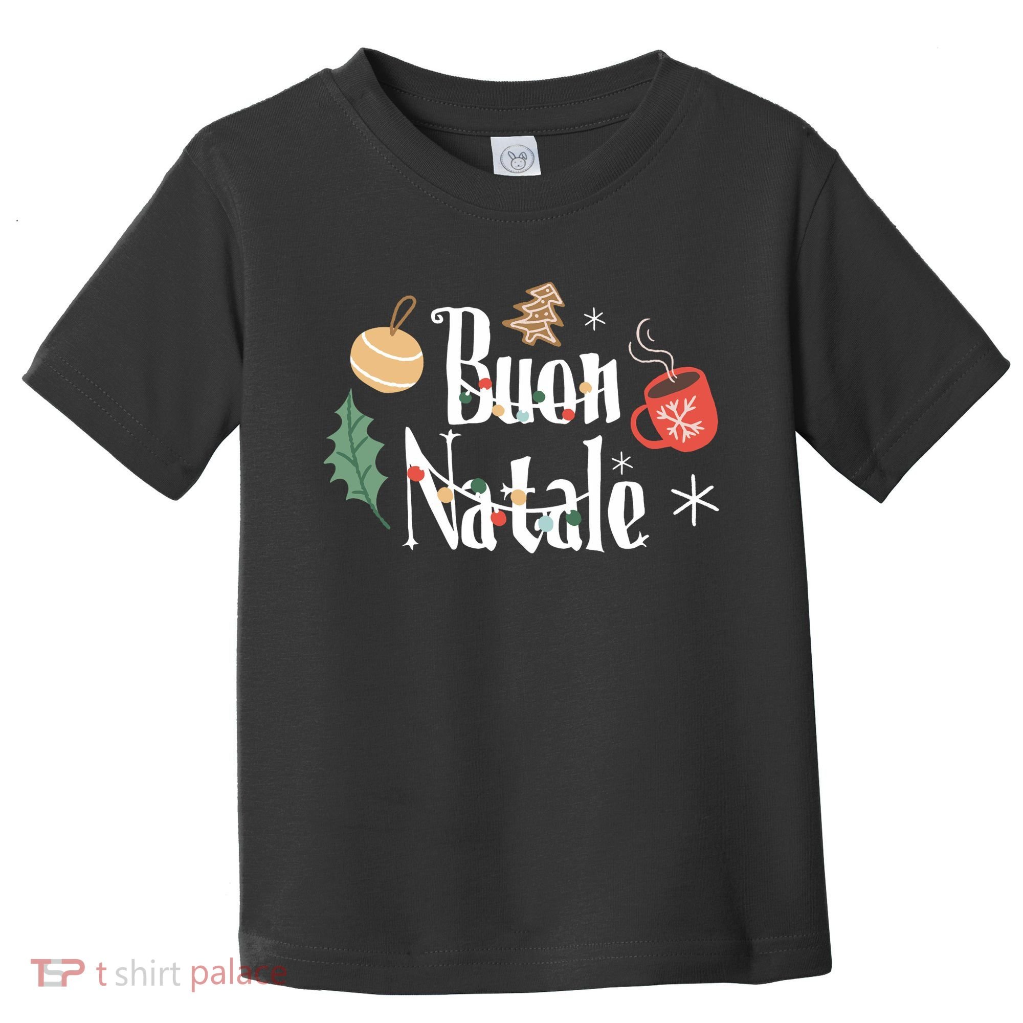 Buon Natale Christmas Italy Italians Long Sleeve Toddler T-Shirt