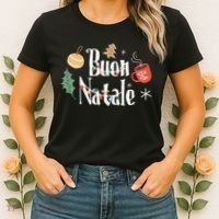 Buon Natale Christmas Italy Italians Long Sleeve Women's T-Shirt thumb 2