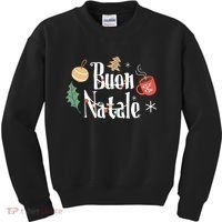 Buon Natale Christmas Italy Italians Long Sleeve Kids Sweatshirt thumb 0