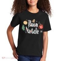 Buon Natale Christmas Italy Italians Long Sleeve Kids T-Shirt thumb 2