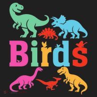 Birds? Nah… Dinosaurs Funny Dino Women's Sweatshirt thumb 2