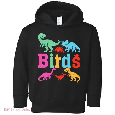 Birds? Nah… Dinosaurs Funny Dino Toddler Hoodie