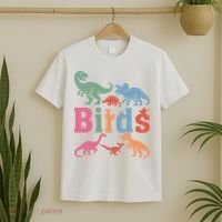Birds? Nah… Dinosaurs Funny Dino T-Shirt thumb 2