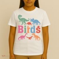 Birds? Nah… Dinosaurs Funny Dino T-Shirt thumb 4