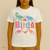 Birds? Nah… Dinosaurs Funny Dino T-Shirt thumb 4