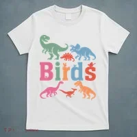 Birds? Nah… Dinosaurs Funny Dino T-Shirt thumb 5