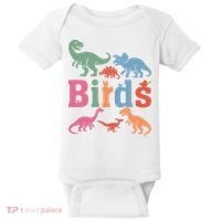 Birds? Nah… Dinosaurs Funny Dino Baby Bodysuit thumb 0
