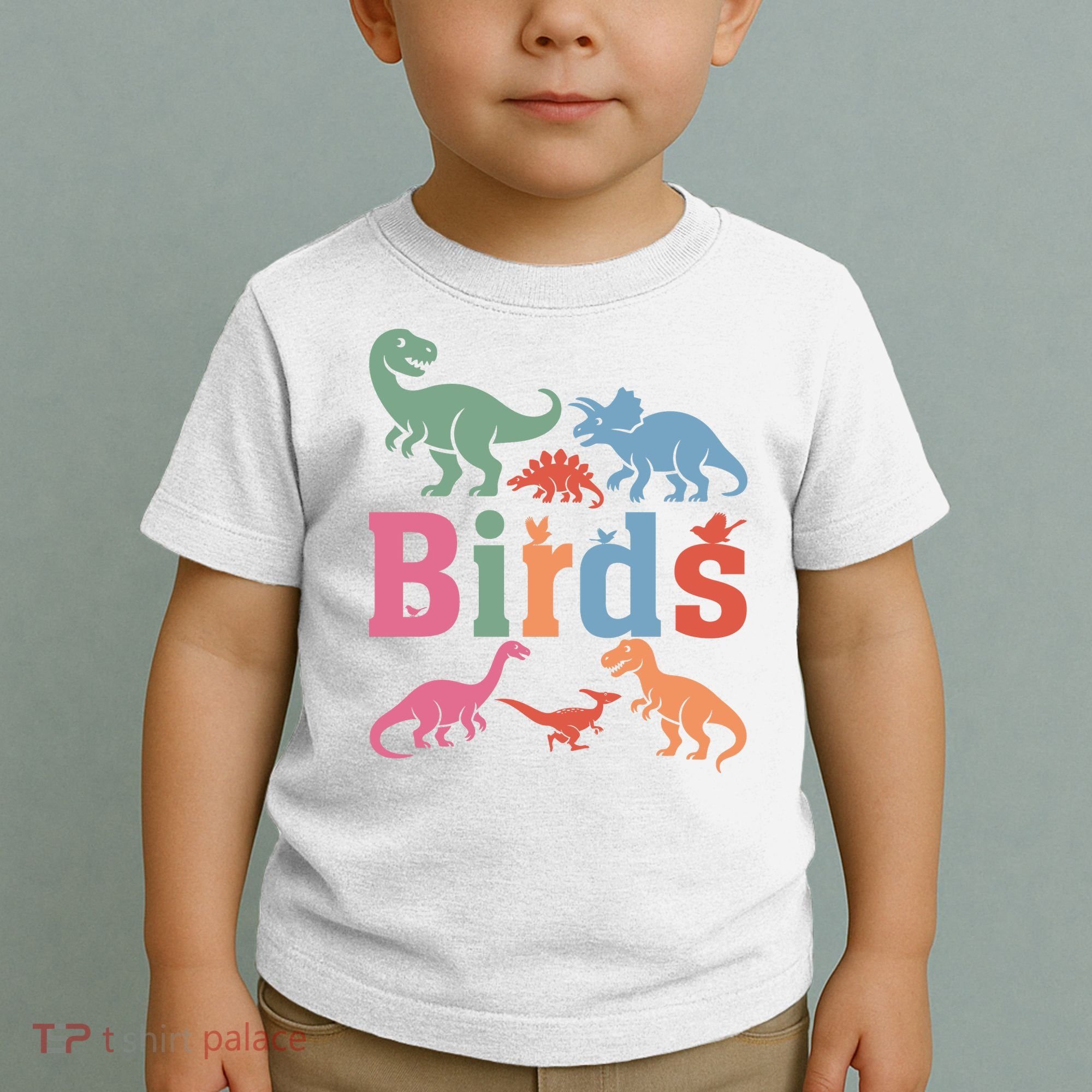 Birds? Nah… Dinosaurs Funny Dino Toddler T-Shirt