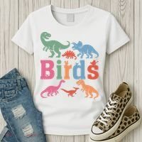 Birds? Nah… Dinosaurs Funny Dino Women's T-Shirt thumb 3