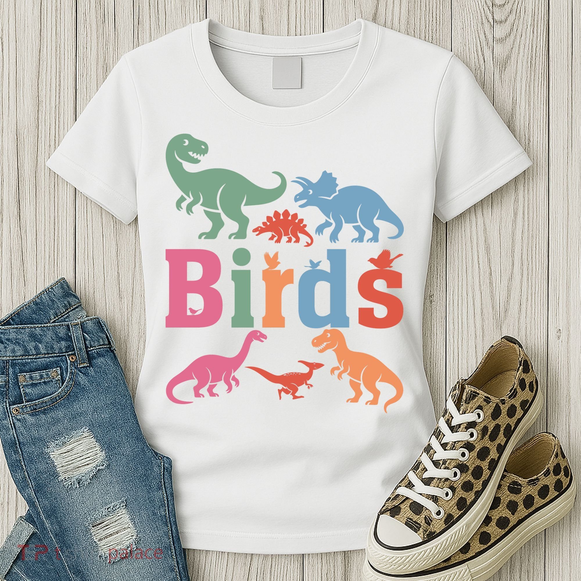 Birds? Nah… Dinosaurs Funny Dino Women's T-Shirt