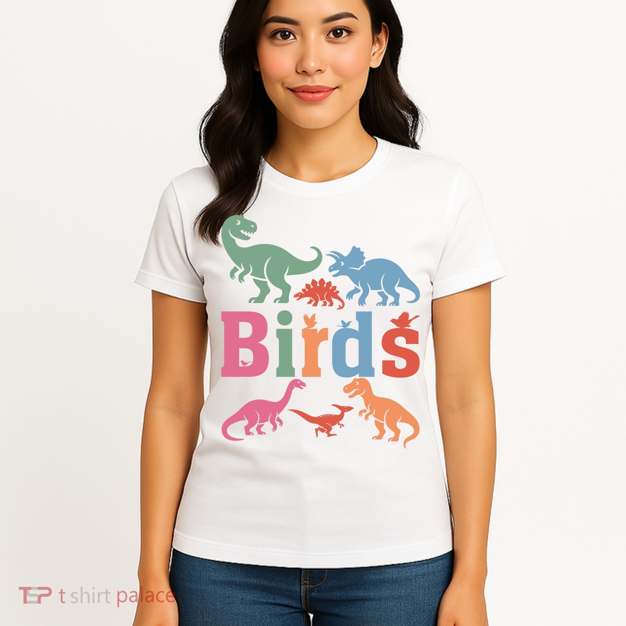 Birds? Nah… Dinosaurs Funny Dino Women's T-Shirt