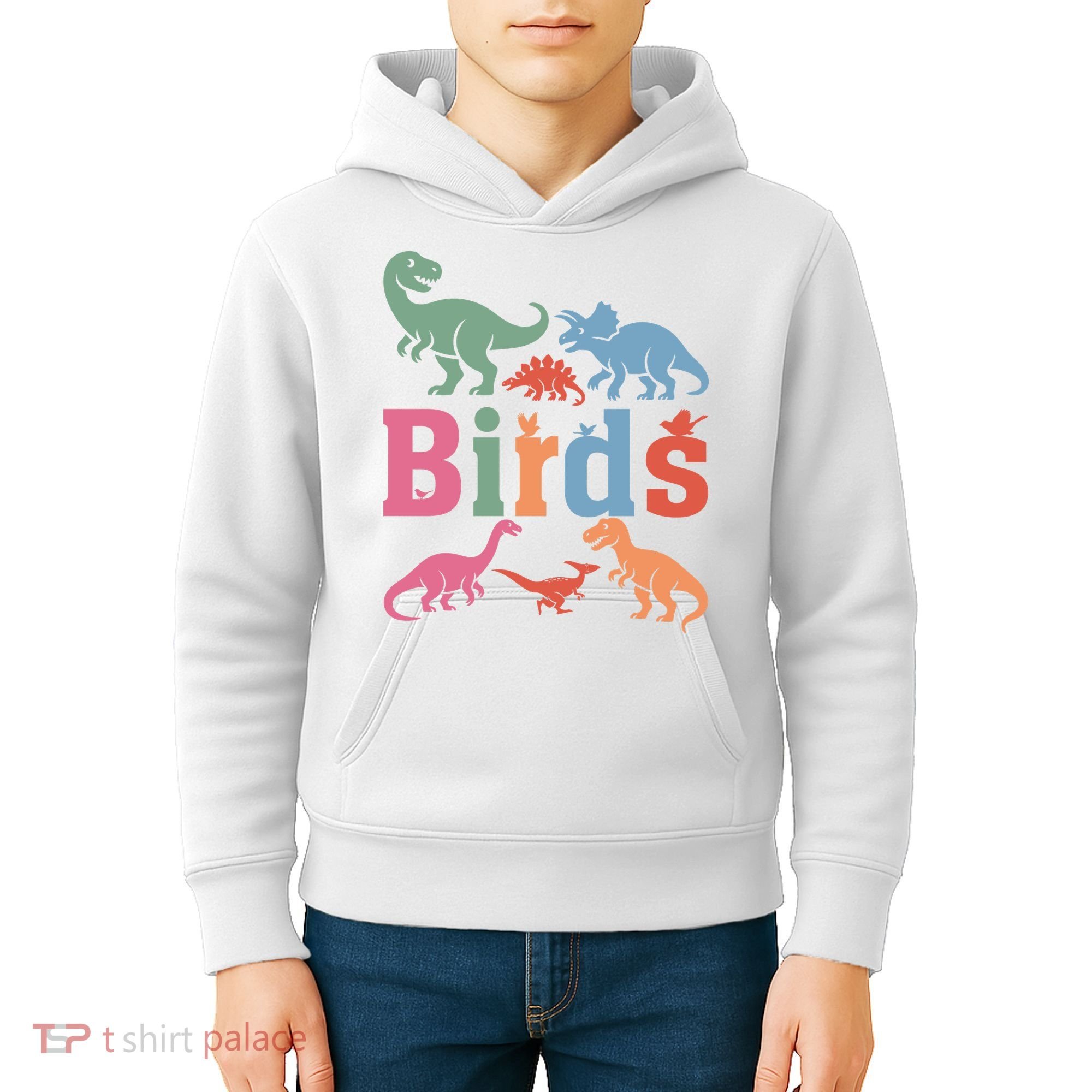 Birds? Nah… Dinosaurs Funny Dino Kids Hoodie