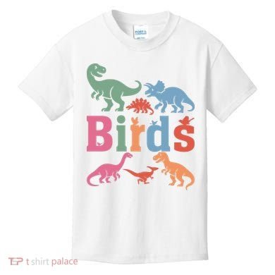Birds? Nah… Dinosaurs Funny Dino Kids T-Shirt