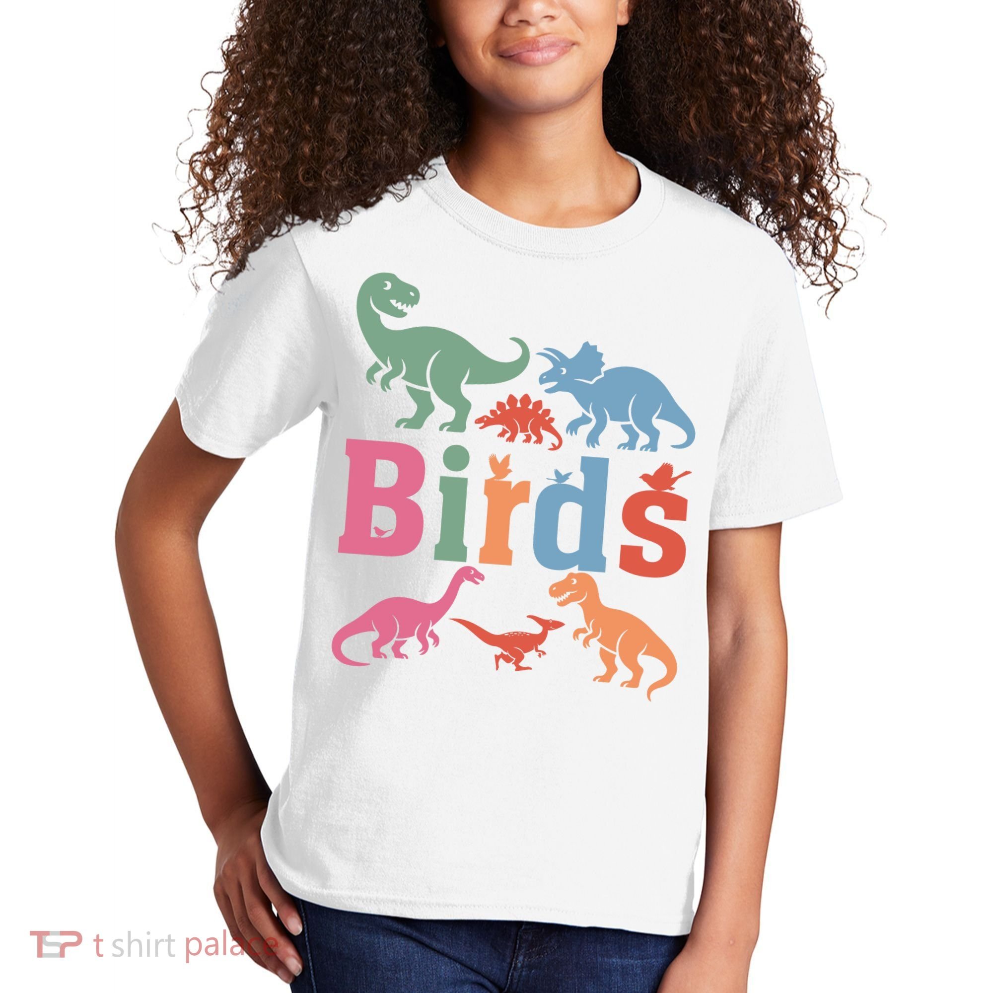 Birds? Nah… Dinosaurs Funny Dino Kids T-Shirt