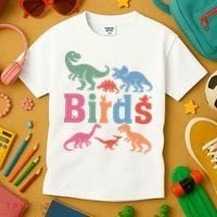 Birds? Nah… Dinosaurs Funny Dino Kids T-Shirt thumb 3