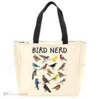 Bird Nerd Different Kinds Of Bird Gift Cute Bird Gift Tote Bag thumb 0