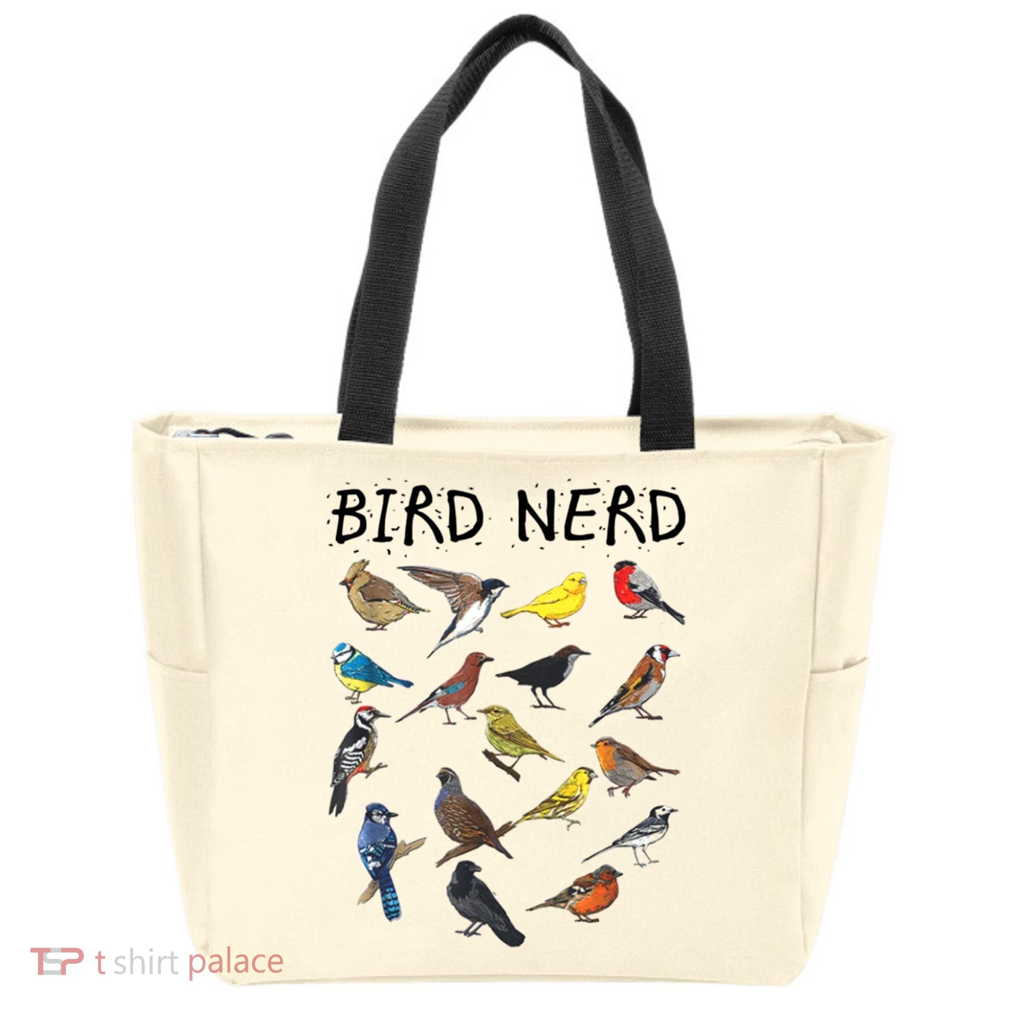 Bird Nerd Different Kinds Of Bird Gift Cute Bird Gift Tote Bag