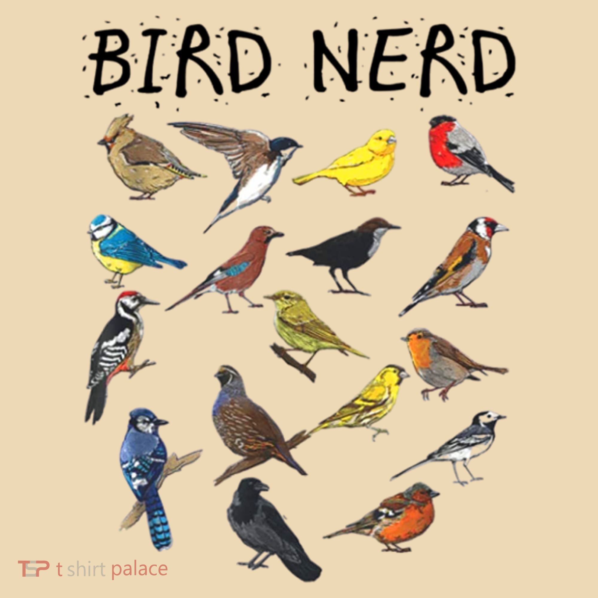 Bird Nerd Different Kinds Of Bird Gift Cute Bird Gift Tote Bag