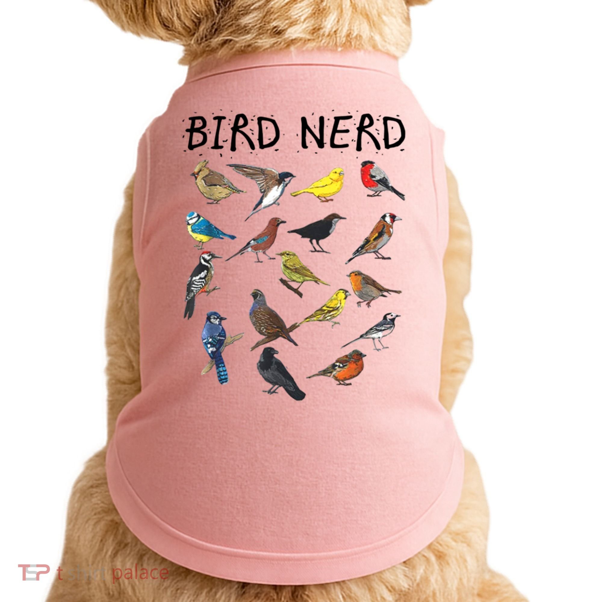 Bird Nerd Different Kinds Of Bird Gift Cute Bird Gift Doggie Tank