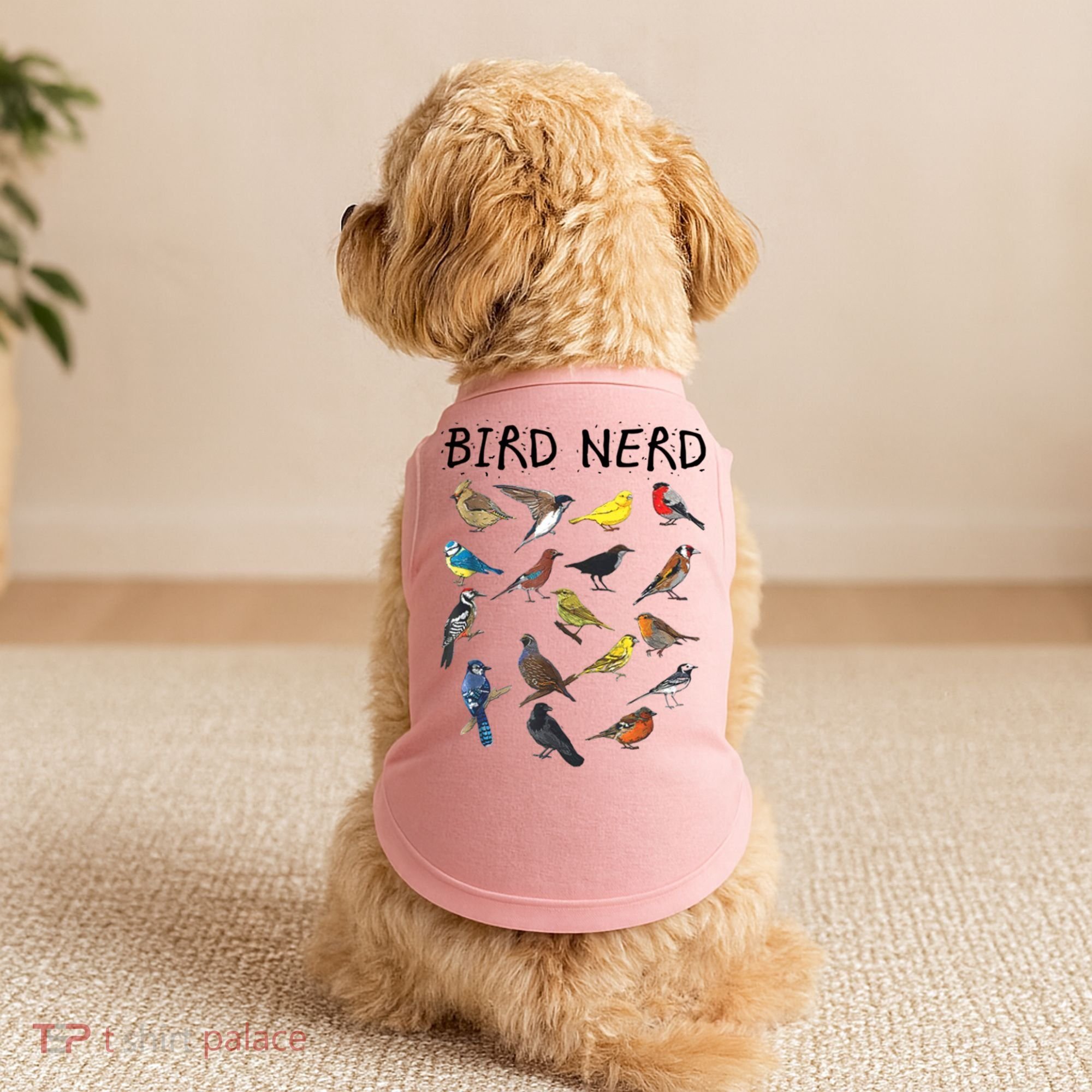 Bird Nerd Different Kinds Of Bird Gift Cute Bird Gift Doggie Tank