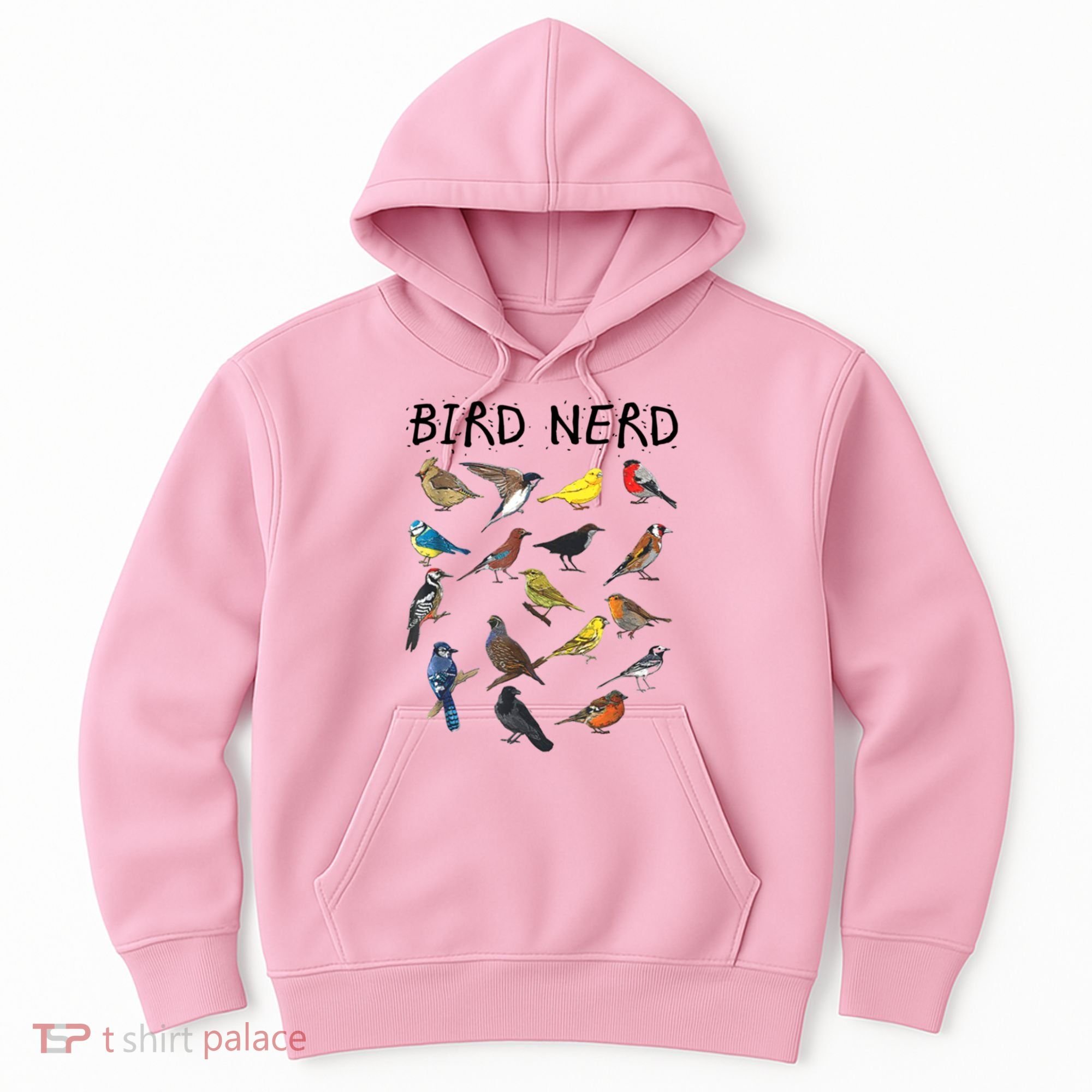 Bird Nerd Different Kinds Of Bird Gift Cute Bird Gift Hoodie