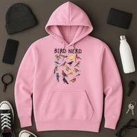 Bird Nerd Different Kinds Of Bird Gift Cute Bird Gift Hoodie thumb 3