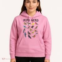 Bird Nerd Different Kinds Of Bird Gift Cute Bird Gift Hoodie thumb 5