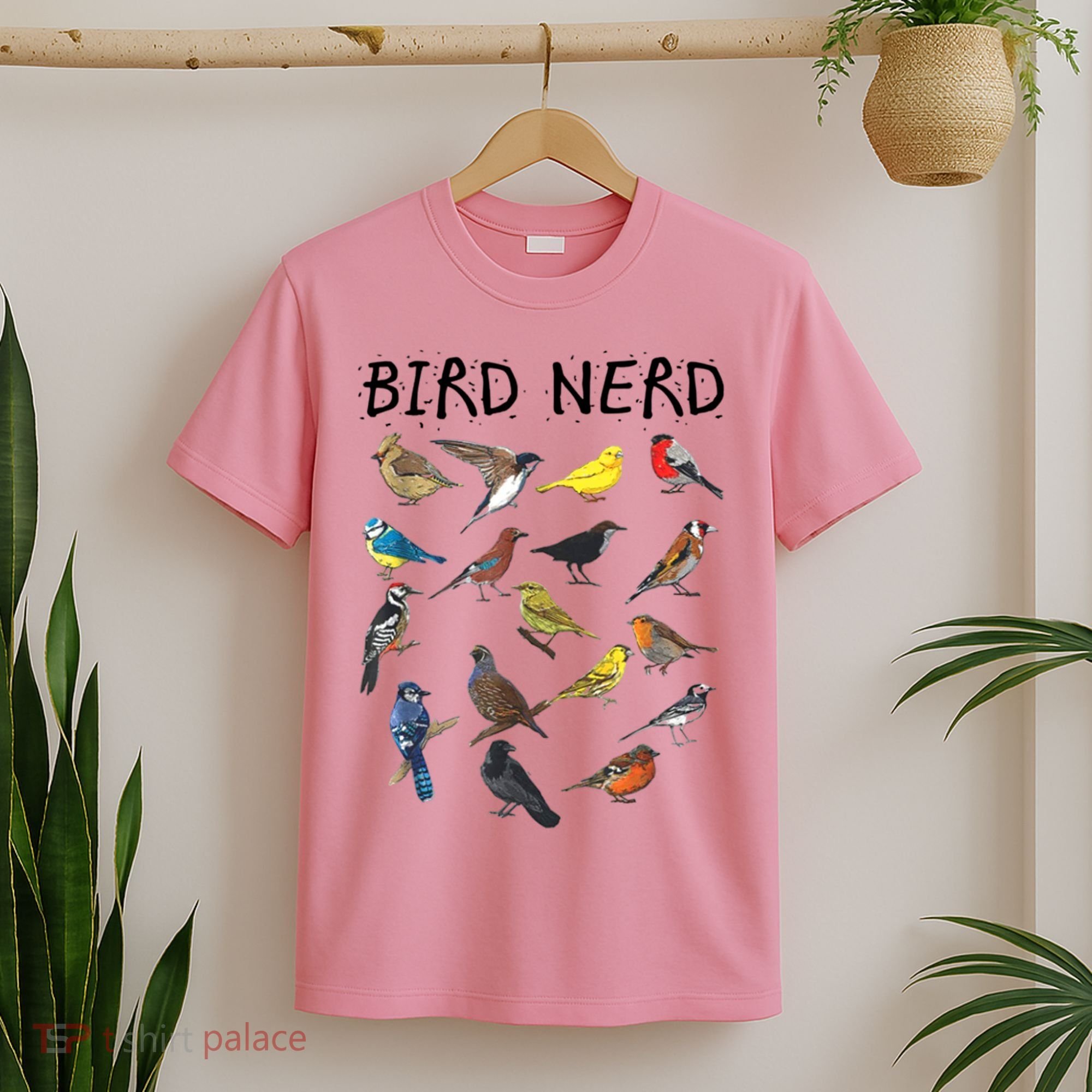 Bird Nerd Different Kinds Of Bird Gift Cute Bird Gift T-Shirt