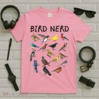 Bird Nerd Different Kinds Of Bird Gift Cute Bird Gift T-Shirt thumb 5